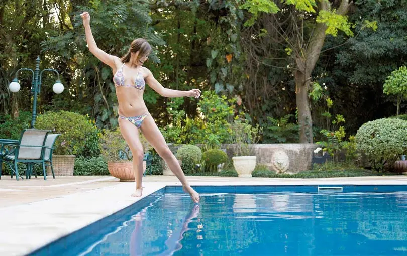 Pool Garten aktive Erholung Wellness Urlaub